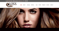 Desktop Screenshot of loxxsalon.net