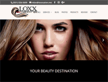 Tablet Screenshot of loxxsalon.net